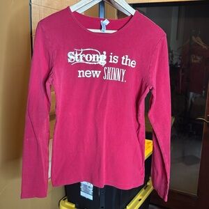 Bella Strong is the New Skinny Mad City Crossfit LS 100% Cotton Top Size XL